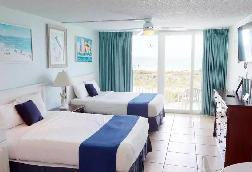 ２ダブルベッドのスタンダードルーム, Island Inn Beach Resort