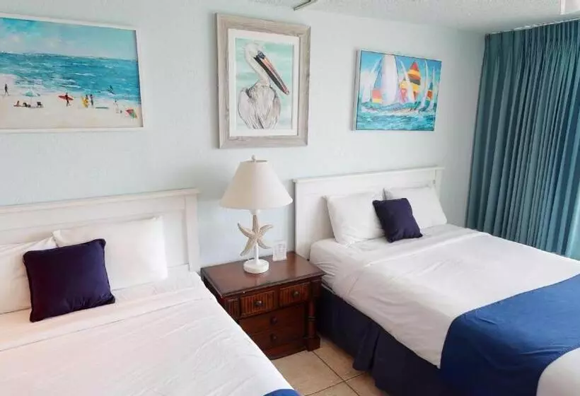 ２ダブルベッドのスタンダードルーム, Island Inn Beach Resort