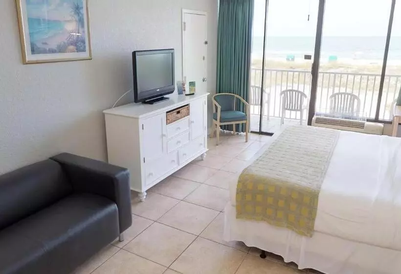 キングサイズベッドのスタンダードルーム, Island Inn Beach Resort