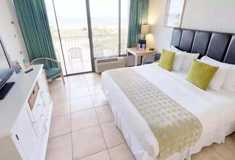 キングサイズベッドのスタンダードルーム, Island Inn Beach Resort