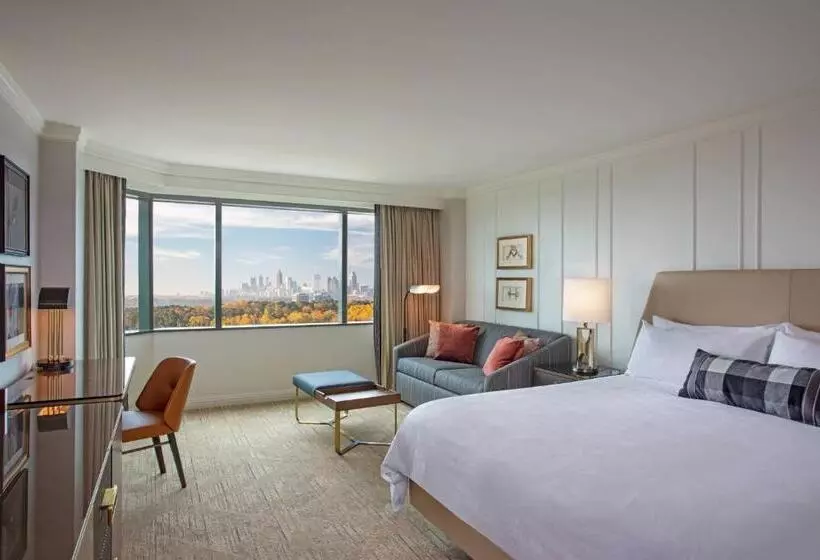 キングサイズベッド、シティビューデラックスルーム, Jw Marriott Atlanta Buckhead