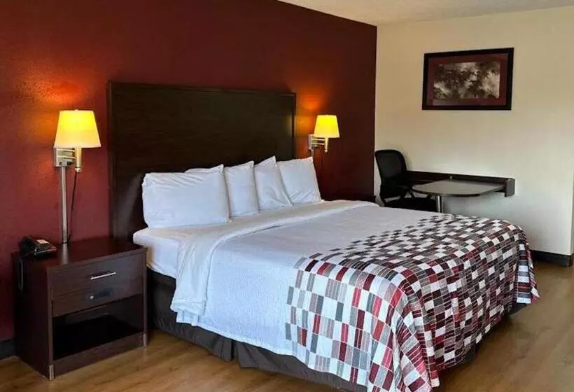 キングサイズベッドのスタンダードルーム, Red Roof Inn Fredericksburg South