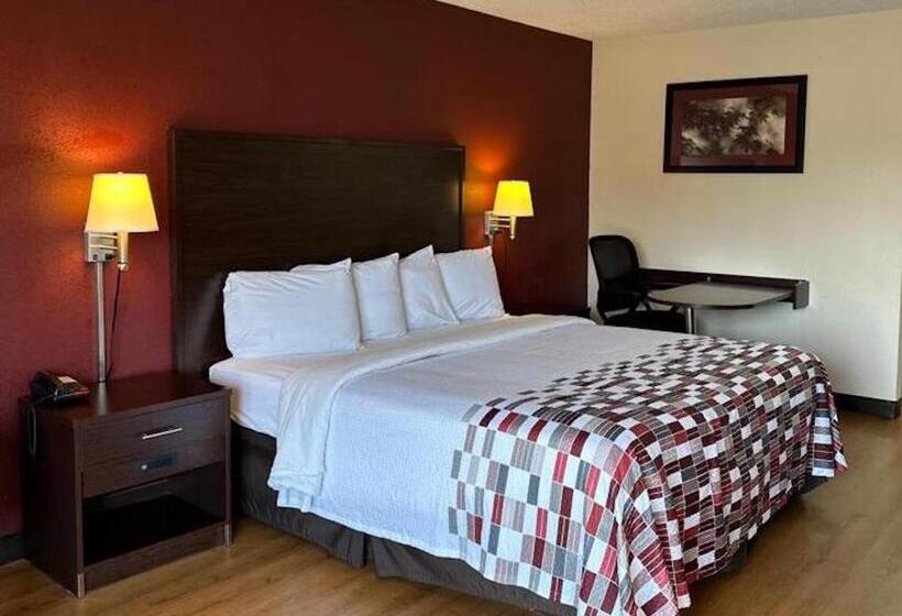 带大床的高级房间, Red Roof Inn Fredericksburg South