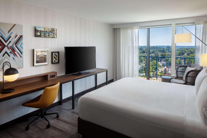 キングサイズベッドのデラックスルーム, The Bethesdan Hotel, Tapestry Collection By Hilton