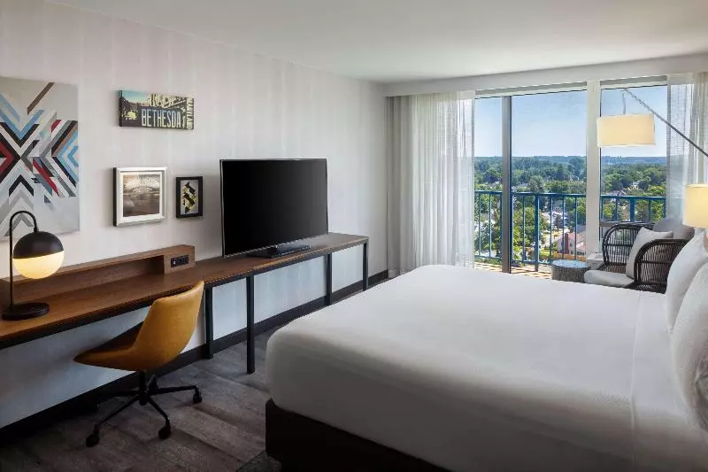 キングサイズベッドのデラックスルーム, The Bethesdan Hotel, Tapestry Collection By Hilton