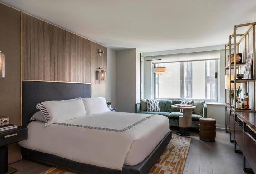 带大床的标准间, Thompson Central Park New York, By Hyatt