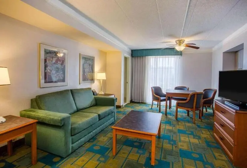 キングサイズベッドのスイートルーム, La Quinta Inn By Wyndham Norfolk Virginia Beach