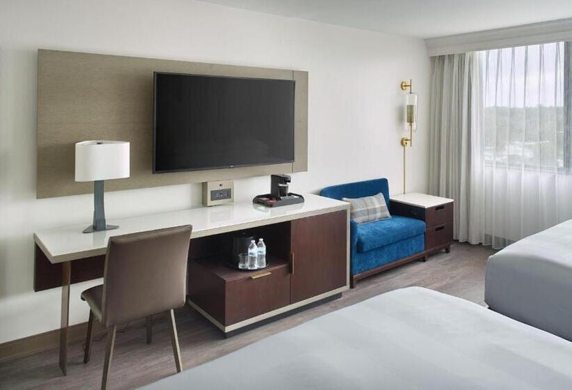 ２ダブルベッドのスタンダードルーム, Marriott Kansas City Overland Park