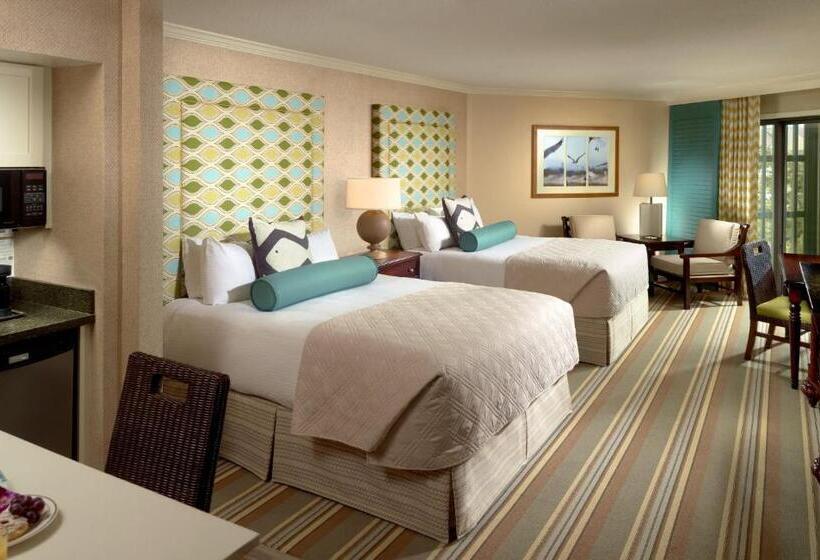 Részlegesen Tengerre Néző Standard Stúdió szoba, Omni Hilton Head Oceanfront Resort
