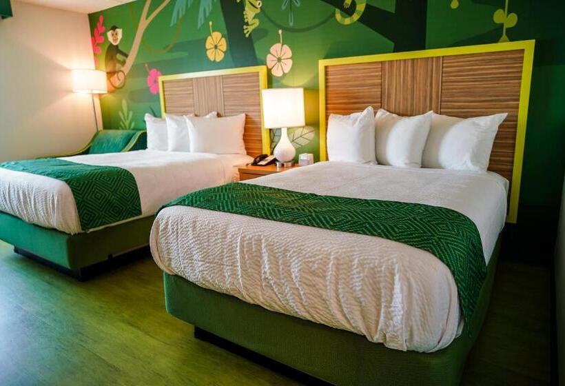 带2个双人床的标准工作室, Castaway Bay By Cedar Point Resorts