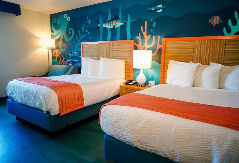 Номер Стандарт 2 Двуспальные Кровати, Castaway Bay By Cedar Point Resorts