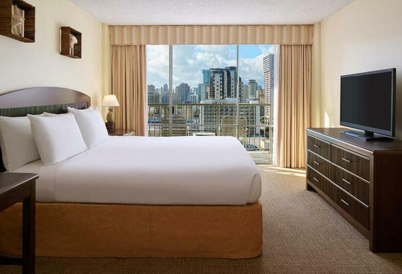 جناح ذو إطلالة جانبية على البحر, Outrigger Waikiki Paradise