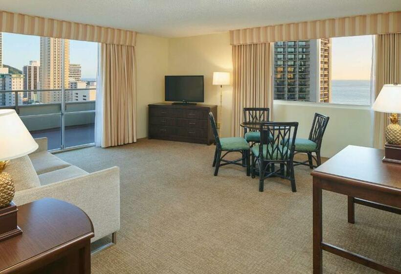 جناح ذو إطلالة جانبية على البحر, Outrigger Waikiki Paradise