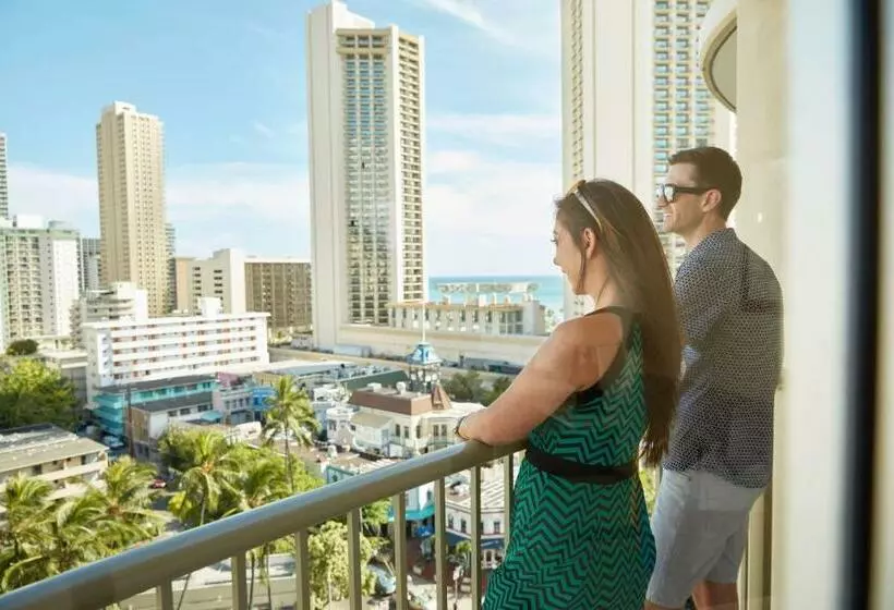２ダブルベッドのスタンダードルーム, Outrigger Waikiki Paradise