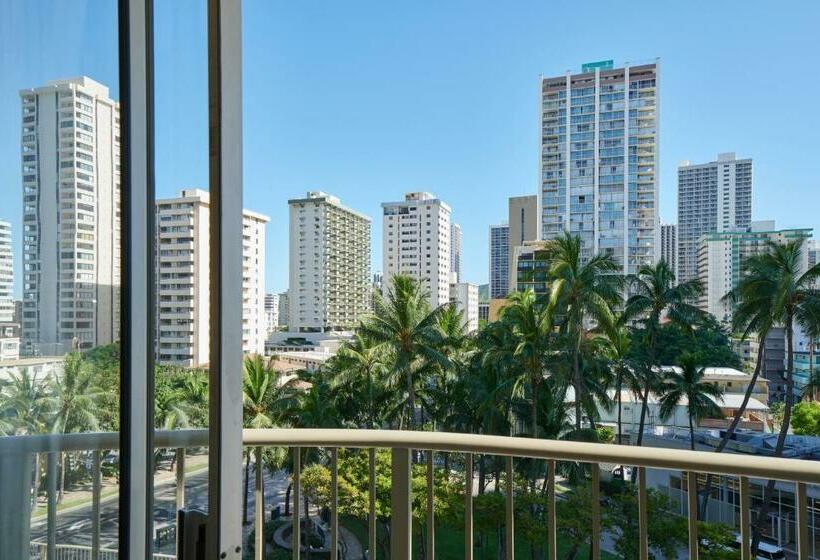 غرفه قياسيه سريرين مزدوجين, Outrigger Waikiki Paradise