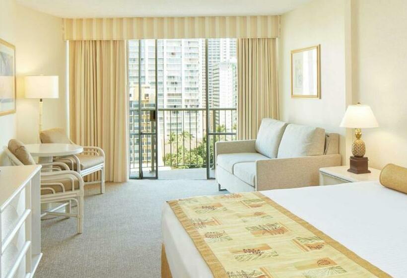 غرفة قياسية سرير كينج, Outrigger Waikiki Paradise