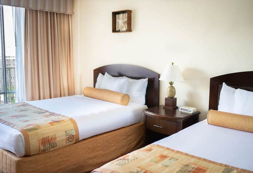 غرفه قياسيه سريرين مزدوجين, Outrigger Waikiki Paradise