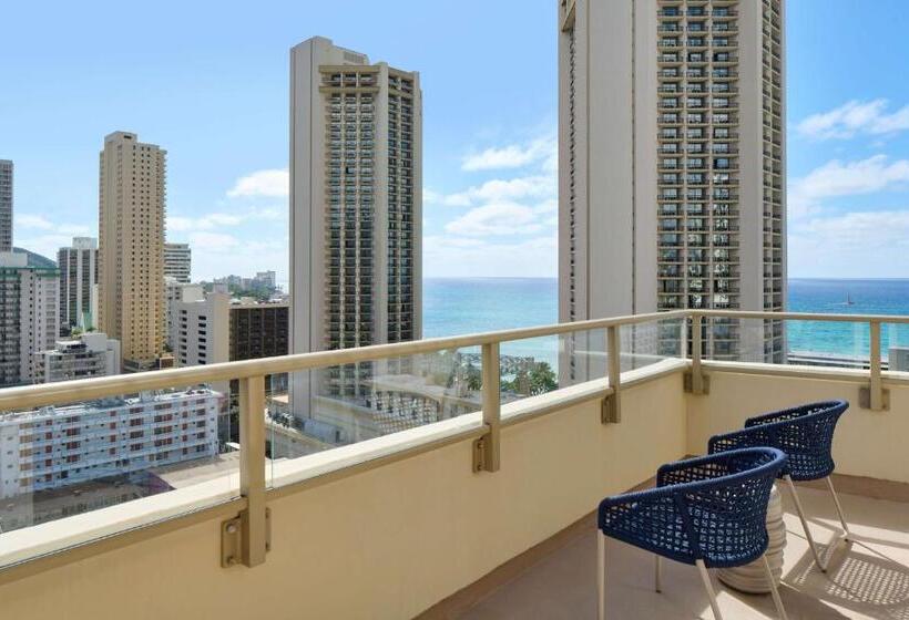 Люкс Боковой Вид на Море, Outrigger Waikiki Paradise