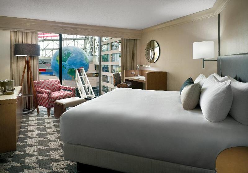 스탠다드 룸 킹사이즈 침대, Omni Atlanta Hotel At Centennial Park