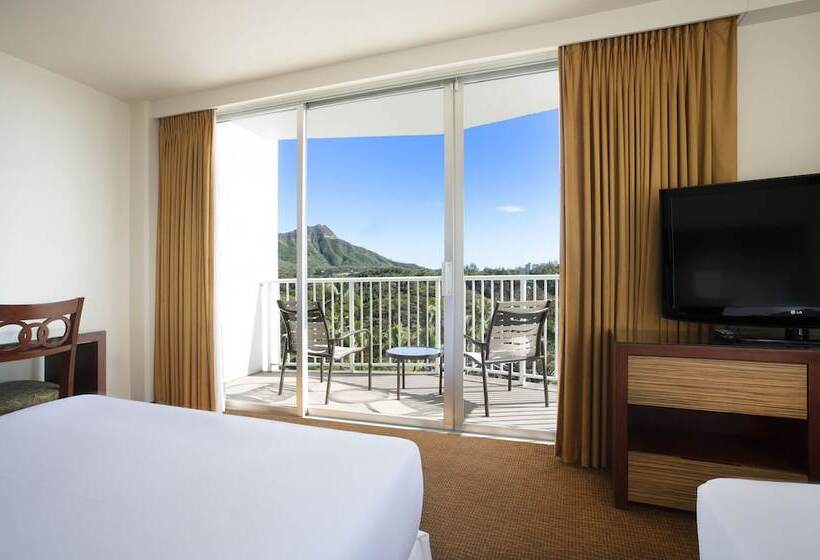 غرفه قياسيه سريرين مزدوجين, Park Shore Waikiki