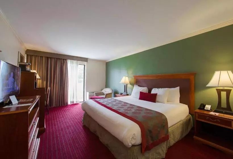 اتاق استاندارد با تخت بزرگ, Ramada By Wyndham Houston Intercontinental Airport East
