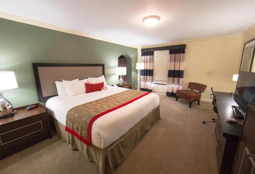חדר דחוקס עם מיטת קינג, Ramada By Wyndham Houston Intercontinental Airport East