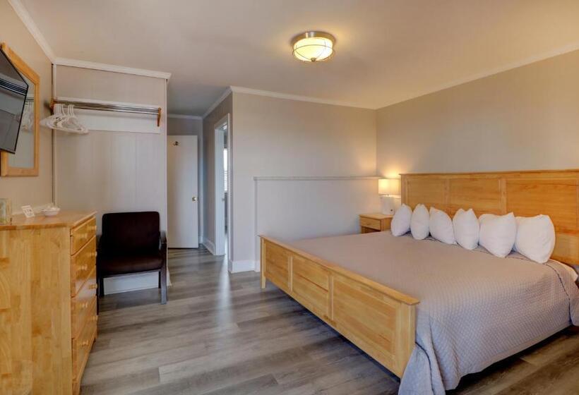 キングサイズベッドのスタンダードルーム, On The Beach Motel