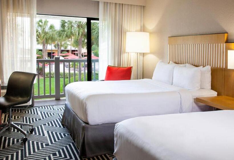 ２ダブルベッドのスタンダードルーム, Wyndham Orlando Resort International Drive