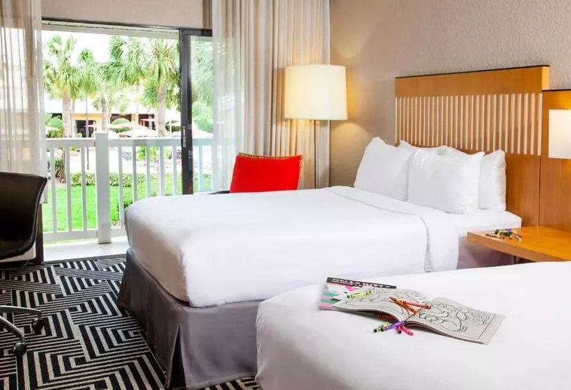 ２ダブルベッドのスタンダードルーム, Wyndham Orlando Resort International Drive