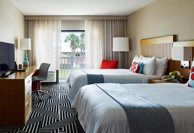 ２ダブルベッドのスタンダードルーム, Wyndham Orlando Resort International Drive