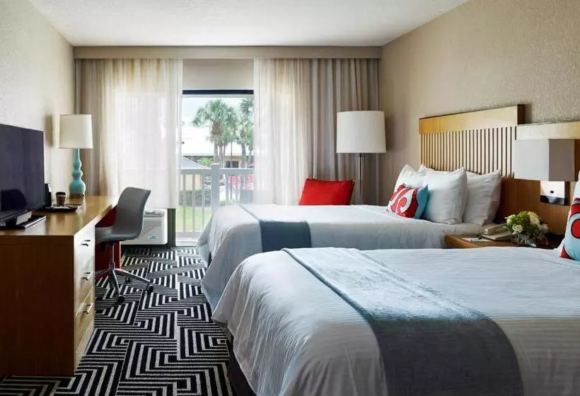 ２ダブルベッドのスタンダードルーム, Wyndham Orlando Resort International Drive
