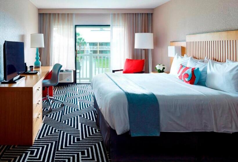 اتاق استاندارد با تخت بزرگ, Wyndham Orlando Resort International Drive