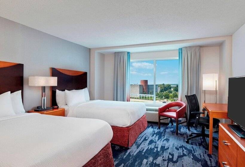 Quarto Estandar 2 Camas Casal, Fairfield Inn Suites Indianapolis Downtown