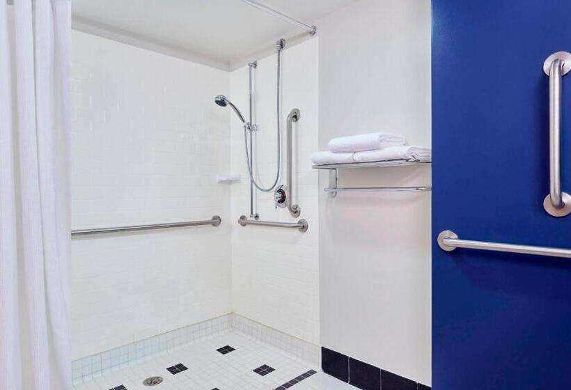 מיטת קינג בסוויטה, Fairfield Inn Suites Indianapolis Downtown