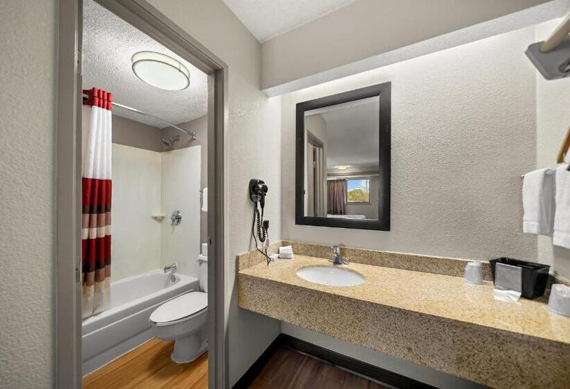 带大床的套房, Red Roof Inn Dallas  Dfw Airport North