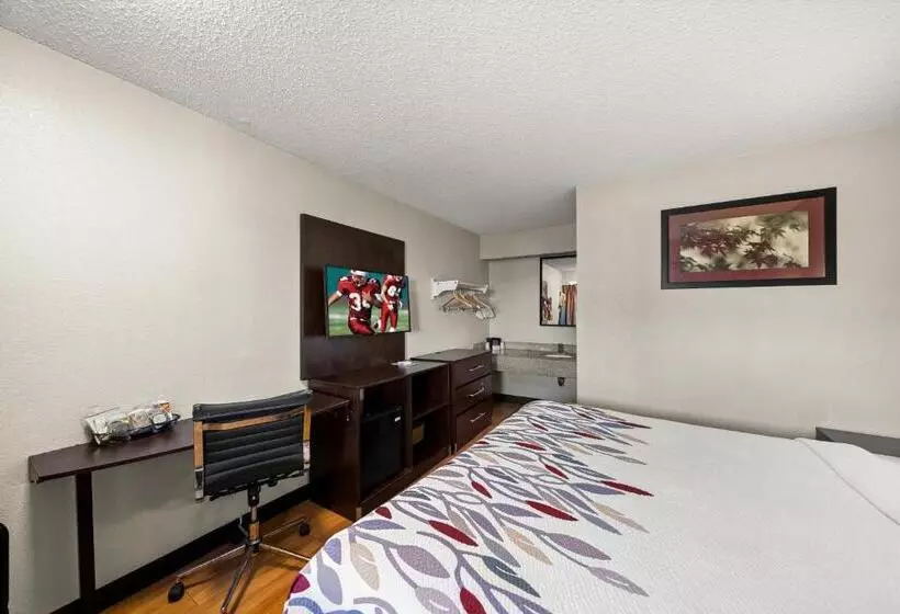 キングサイズベッドのデラックスルーム, Red Roof Inn Dallas  Dfw Airport North