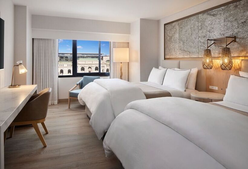 带2个双人床的标准工作室, The Westin Dc Downtown