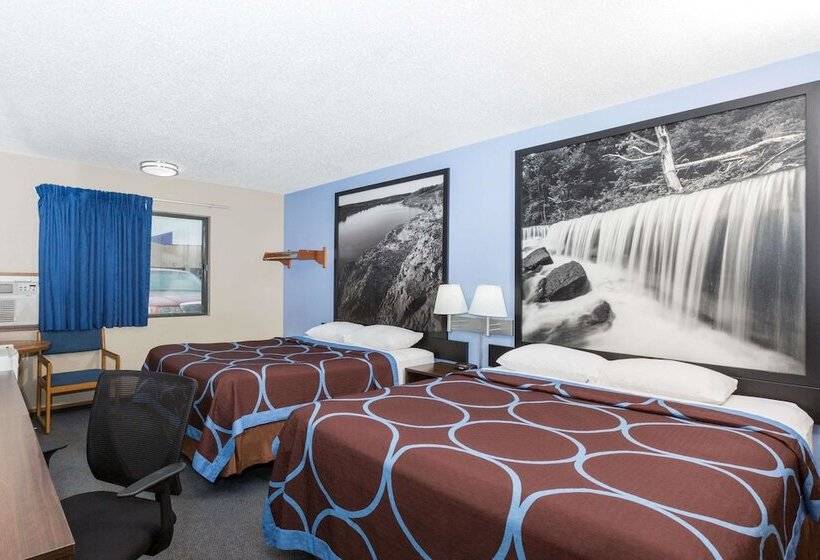 Номер Стандарт 2 Двуспальные Кровати, Super 8 By Wyndham Manhattan Ks