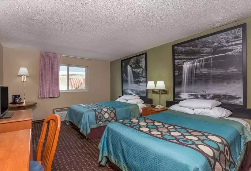 Standard-huone 2 Parivuodetta, Super 8 By Wyndham Mendota Near I 39