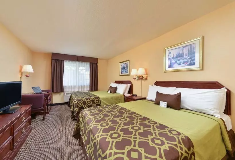 ２ダブルベッドのスタンダードルーム, Americas Best Value Inn San Jose Convention Center
