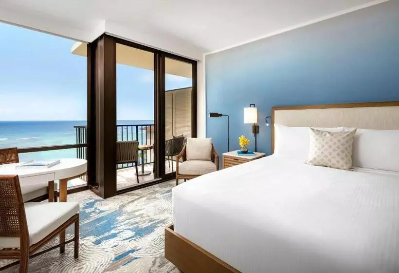 اتاق لوکس با چشمانداز دریا, Halepuna Waikiki By Halekulani