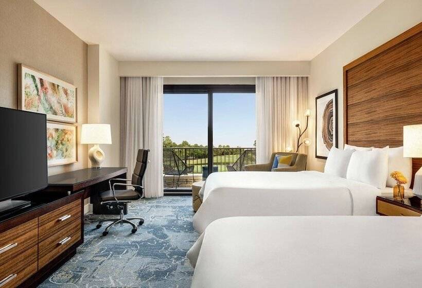 غرفه قياسيه سريرين مزدوجين, The Woodlands Resort, Curio Collection By Hilton