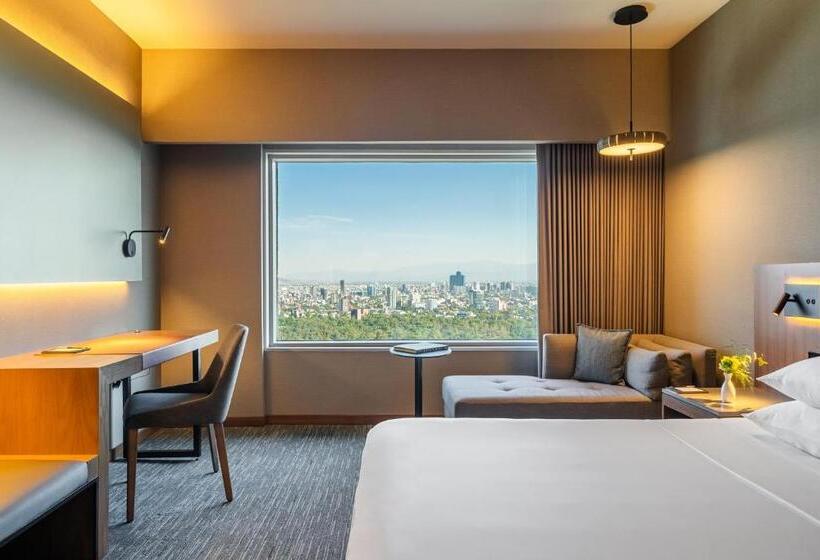キングサイズベッドのクラブルーム, Hyatt Regency Mexico City
