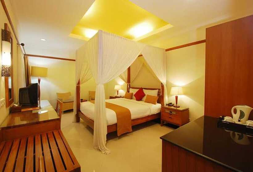 带阳台的豪华间, Yulia Beach Inn Kuta