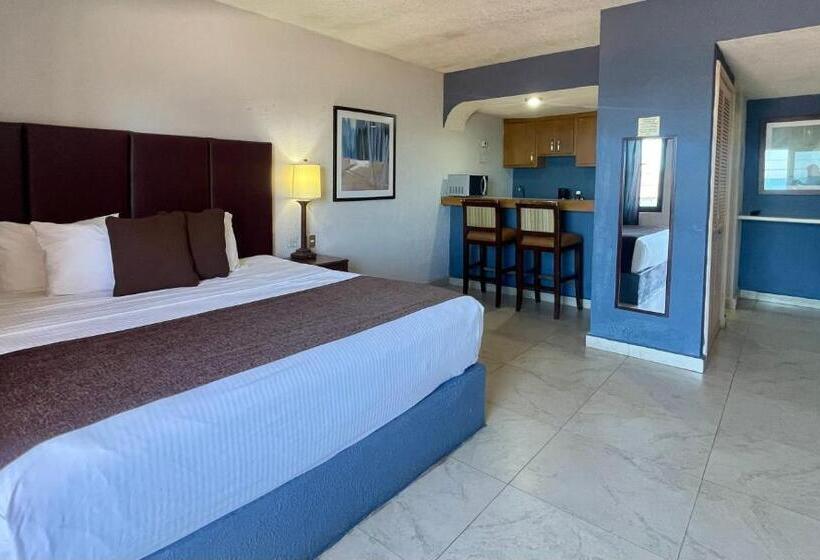 מיטת קינג בסוויטה, Hacienda Tetakawi