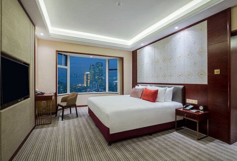 디럭스 스위트, Millennium Harbourview Hotel Xiamen Near Metro Station & Zhongshan Road