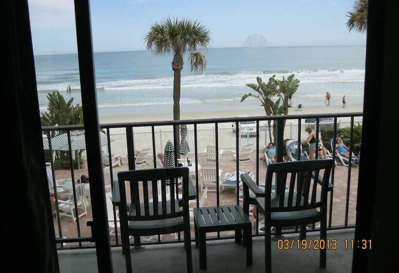 غرفة قياسية سرير مزدوج مطلة على البحر, Days Inn By Wyndham Daytona Oceanfront