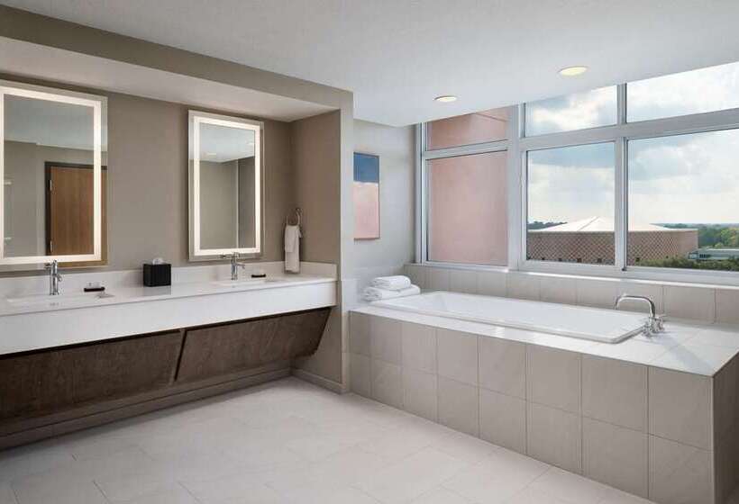 带大床的套房, Embassy Suites By Hilton Seattle Tacoma International Airport