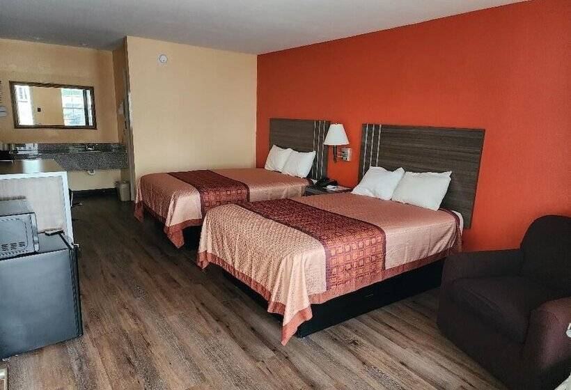 2ダブルベッドのスタンダードルーム, Key West Inn Clanton