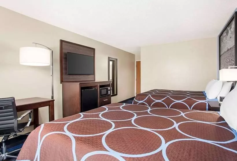 ２ダブルベッドのスタンダードルーム, Super 8 By Wyndham Lenexa Overland Park Area/mall Area
